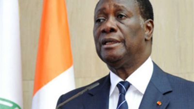  دعا رئيس ساحل العاج المحكمة الجنائية الدولية إلى محاكمة مجرمين 