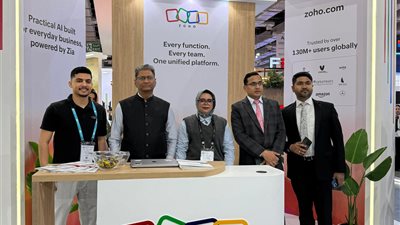 زوهو تستقبل سفير الهند في جناحها بمعرض “AI Everything”