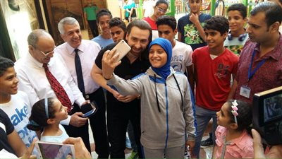 بالصور.. نضال الشافعي  فى 