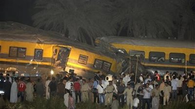 طوارئ بالسكة الحديد بعد تصادم قطارين على خط المناشي في البحيرة