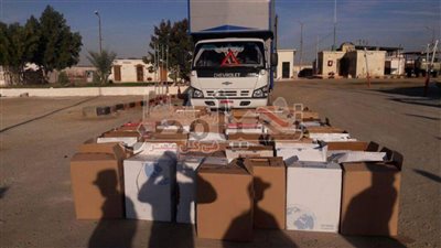 ضبط 5000 قاروصة سجائر مهربة بنفق 