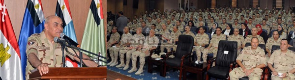 بالصور.. صدقي صبحي يزور كلية الطب للقوات المسلحة