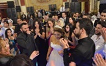 بالصور.. أحمد سعد وعمرو سعد يحتفلان بزفاف شقيقتهما