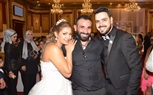 بالصور.. أحمد سعد وعمرو سعد يحتفلان بزفاف شقيقتهما