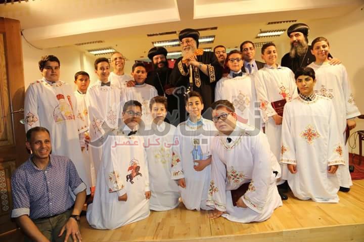 قداسة البابا يشهد حفل التربية الكنسية بعذراء الزيتون بفيينا