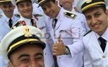 الصور الأولى لطاقم البحرية المصرية لحاملة الطائرات 