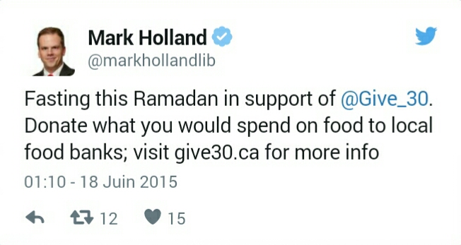 نائب برلماني كندي غير مسلم يقرر صوم رمضان كاملا