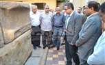 وزير الأثار يتفقد معبد سمنود الأثرى 