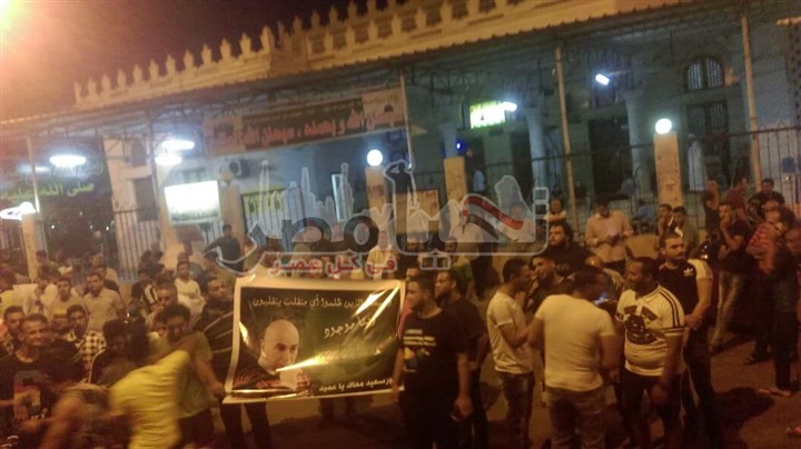 بالصور.. مظاهرات حاشدة فى بورسعيد اعتراض على إستمرار حبس حسام حسن