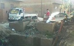 بالصور: كفر طنبدي بشبين الكوم غارقة بالقمامة
