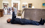 صور.. سنوات أوباما الـ8 بالبيت الأبيض .. لعب وضحك وعناق