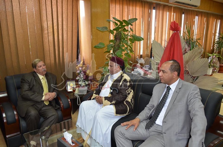محافظ الاسماعيلية يستقبل نائب الرئيس الليبى ومنسق العلاقات المصرية الليبية
