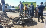 بالصور.. مصرع مواطن وإصابة 4 آخرين في حادث تصادم بكفرالشيخ