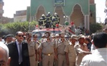 بالصور.. جنازة عسكرية لشهيد العريش بسمادون في اشمون