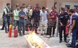 بالصور.. تدريب طلاب التربية النوعية على أعمال الحماية المدنية والحرائق بجامعة المنوفية
