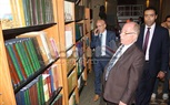 بالصور.. وزير الثقافة يتفقد أعمال الترميم في دار الكتب