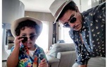 شاهد.. آسر ياسين ينشر صورة مع ابنه