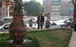 بالصور.. رئيس مجلس مدينة الباجور يبحث عن تطوير الميدان