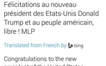 زعيمة اليمين المتطرف الفرنسي تهنئ «ترامب»