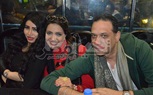 بالصور.. محمد نجاتى ومروى اللبنانية يحتفلان بفيلم 