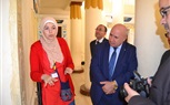 بالصور.. وزير السياحة الجزائري بالقرية الفرعونية 