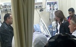  غادة وإلى تتفقد المصابين في مستشفى الدمرداش للاطمئنان على حالتهم الصحية