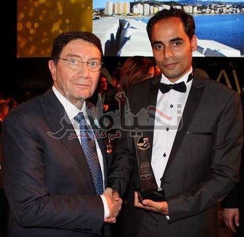 بالصور.. مصرى يفوز بجائزة السياحة العالمية للابتكار
