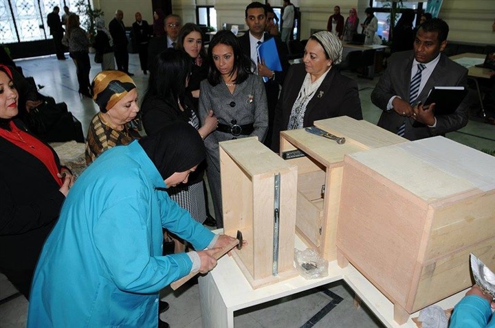 مايا مرسى تزورالمجلس اﻹقتصادى لسيدات اﻷعمال باﻷسكندرية