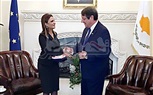 بالصور.. وزيرة التعاون الدولى تلتقى رئيس قبرص