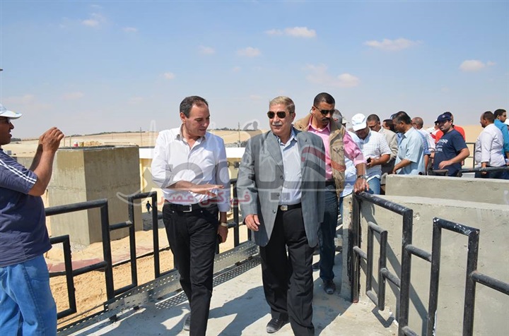 رئيس الهيئة القومية لمياه الشرب والصرف الصحى يتفقد محطة معالجة الصرف الصحى بالإسماعيلية الجديدة