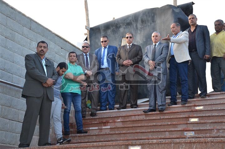 محافظ الإسماعيلية يشهد سيناريو للتعامل مع مياه الأمطار بنفق المشاه الجديد أمام جامعة قناة السويس