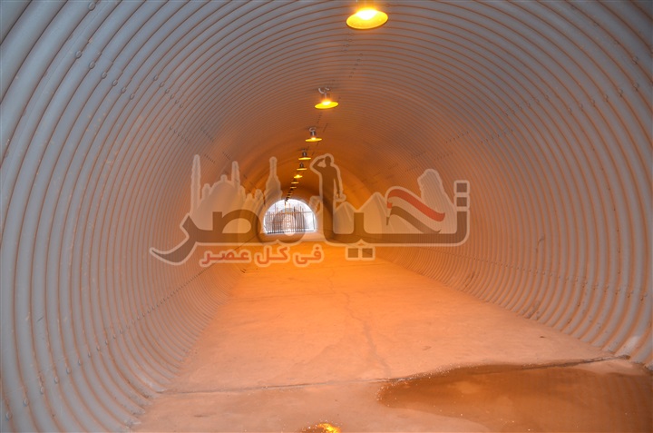 محافظ الإسماعيلية يشهد سيناريو للتعامل مع مياه الأمطار بنفق المشاه الجديد أمام جامعة قناة السويس