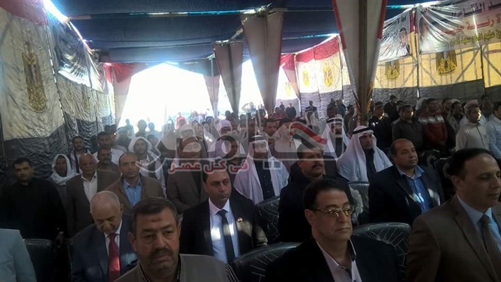أهالي سيناء المقيمين بالإسماعيلية ينظمون مؤتمر لتدعيم الرئيس في الانتخابات