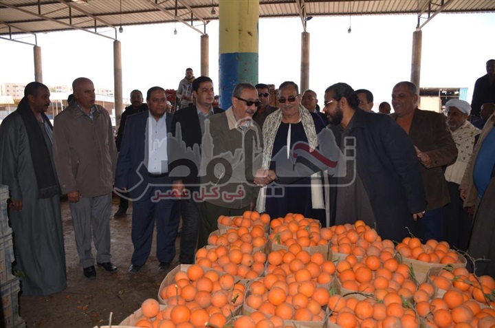 محافظ الإسماعيلية يتفقد أعمال توسعات سوق الجملة للخضر والفاكهة بمدينة المستقبل