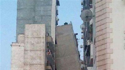 صاحب العقار المنهار بالإسكندرية: معظم المبانى بالمنطقة تبنى دون أعمدة