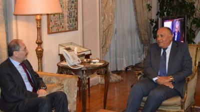 شكري يبحث مع وزير خارجية الأردن مستجدات القضية الفلسطينية