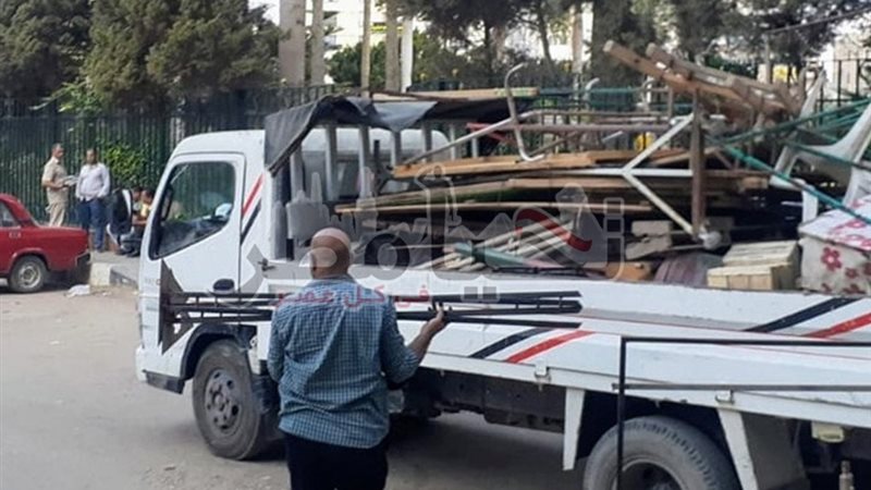 إزالة الإشغالات بالبحيرة
