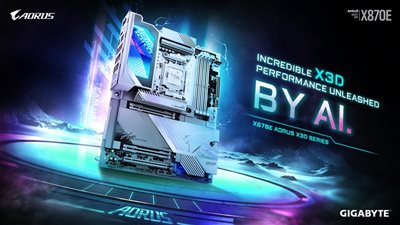 لوحات GIGABYTE X870E AORUS X3D المدعومة بالذكاء الإصطناعي تعيد تعريف الأداء والإبتكار