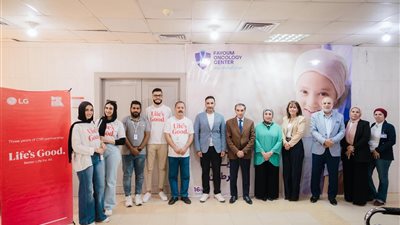 تحت شعار “Life’s Good”.. إل جي مصر توفر خدمات الصيانة لأجهزة تنقية الهواء في مركز أورام الفيوم