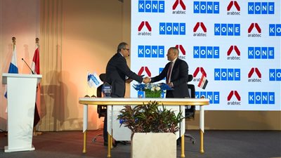 KONE مصر وأرابتك توقعان اتفاقية تعاون استراتيجية لتعزيز كفاءة المباني