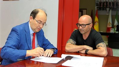 سامباولي مدرب اشبيلية الجديد 