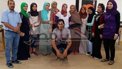 اختتام ورشة الاشغال اليدويه بالنشاط الصيفى لطلاب جامعة قناة السويس