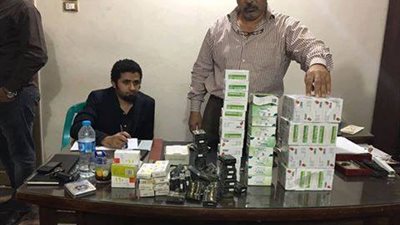  صحة المنوفية تضبط 6100 قرص ترامادول في قويسنا