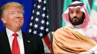 بن سلمان فى امريكا للقاء ترامب