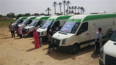 تنظيم قوافل علاجية بقرية ام عزام بالقصاصين والظاهرية بالتل الكبير والفردان بالقنطرة غرب