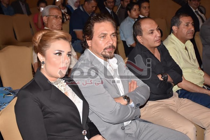 بالصور.. محمد رياض ورانيا محمود ياسين بمؤتمر"سر موسى"