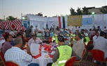عبدالله يشارك العاملين بشركة المقاولون العرب حفل إفطار جماعي بمحطة اليسر بالغردقة