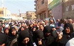 بالصور.. الآلاف يشيعون جنازة شهيد سيناء بمسقط رأسه ببنها