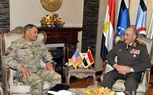 الفريق محمود حجازى يلتقى قائد القوات البرية للقيادة المركزية الأمريكية