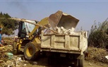  إزالة 7 حالات تعد على الأراضي الزراعية ورفع 876م3 من القمامة بمغاغة بالمنيا